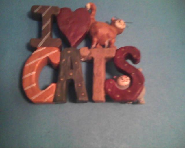 I love cats knickknack